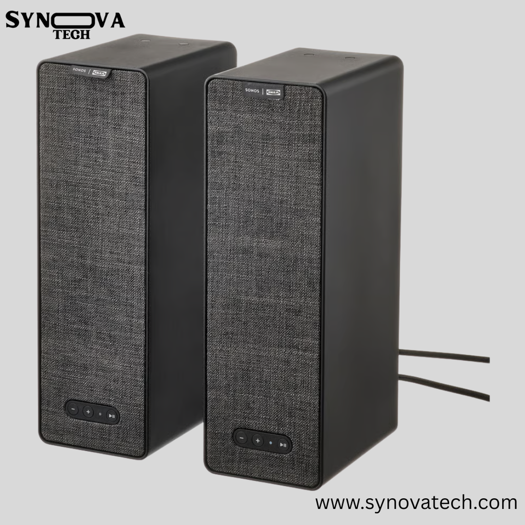 SYMFONISK - Wi-Fi bookshelf speakers, black/set of 2 gen 2