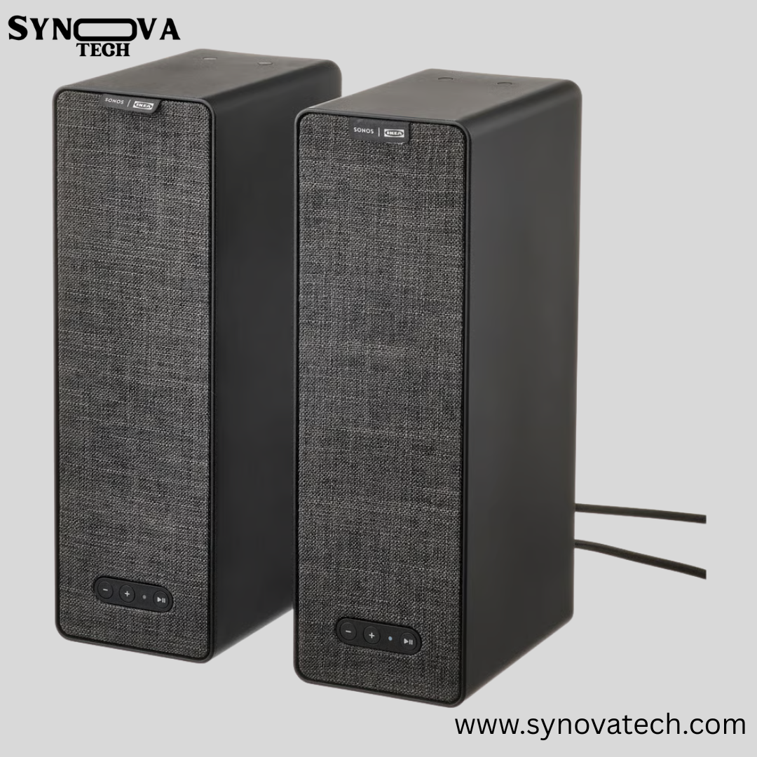 SYMFONISK - Wi-Fi bookshelf speakers, black/set of 2 gen 2