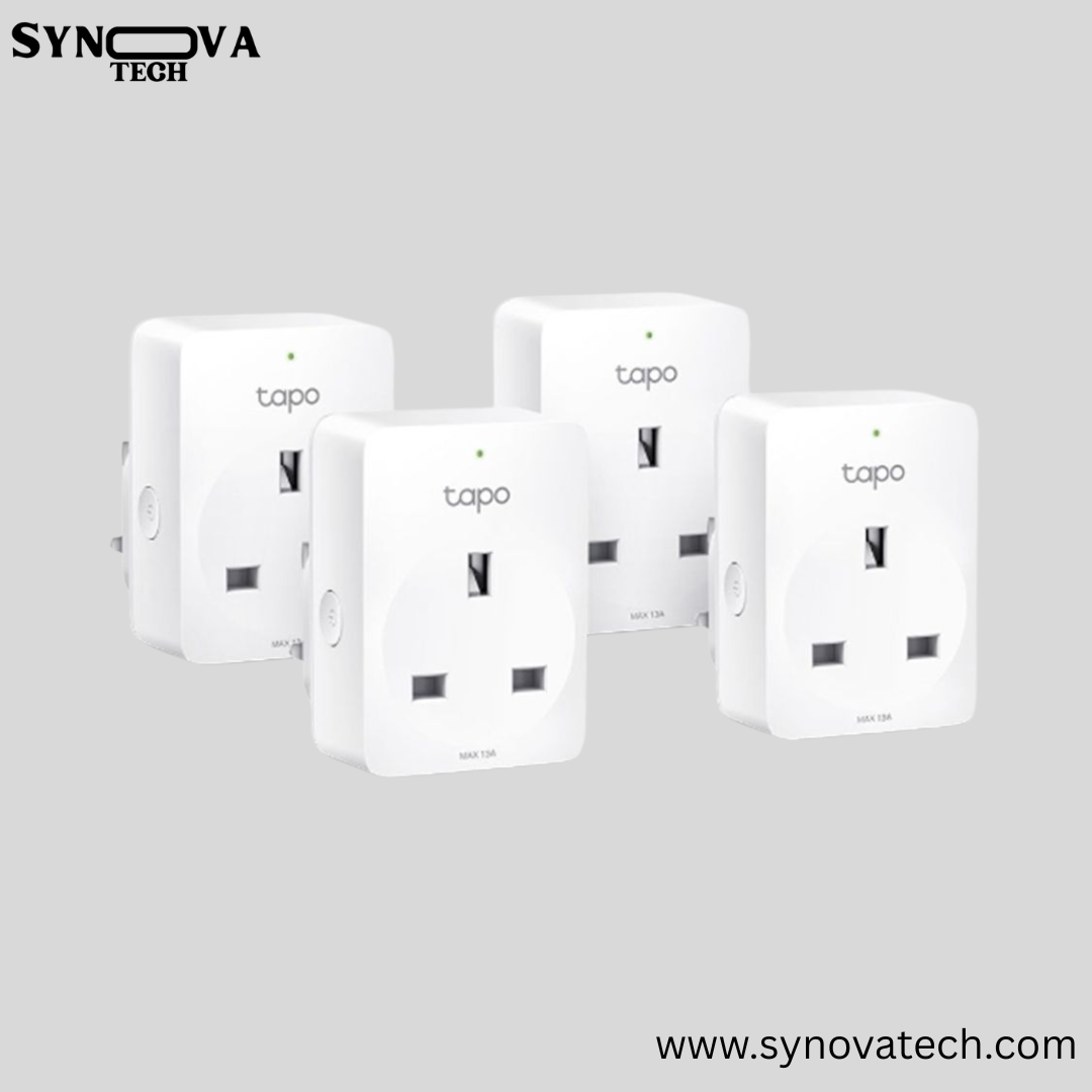 TP-LINK Tapo P100 Mini Smart Wi-Fi F-Type Socket Pack of 4